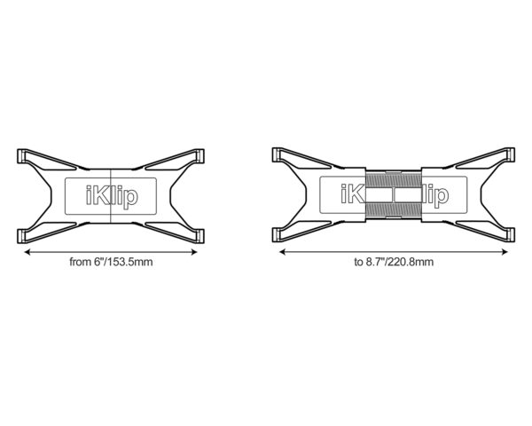 IK-Multimedia iKlip Xpand misure min e max