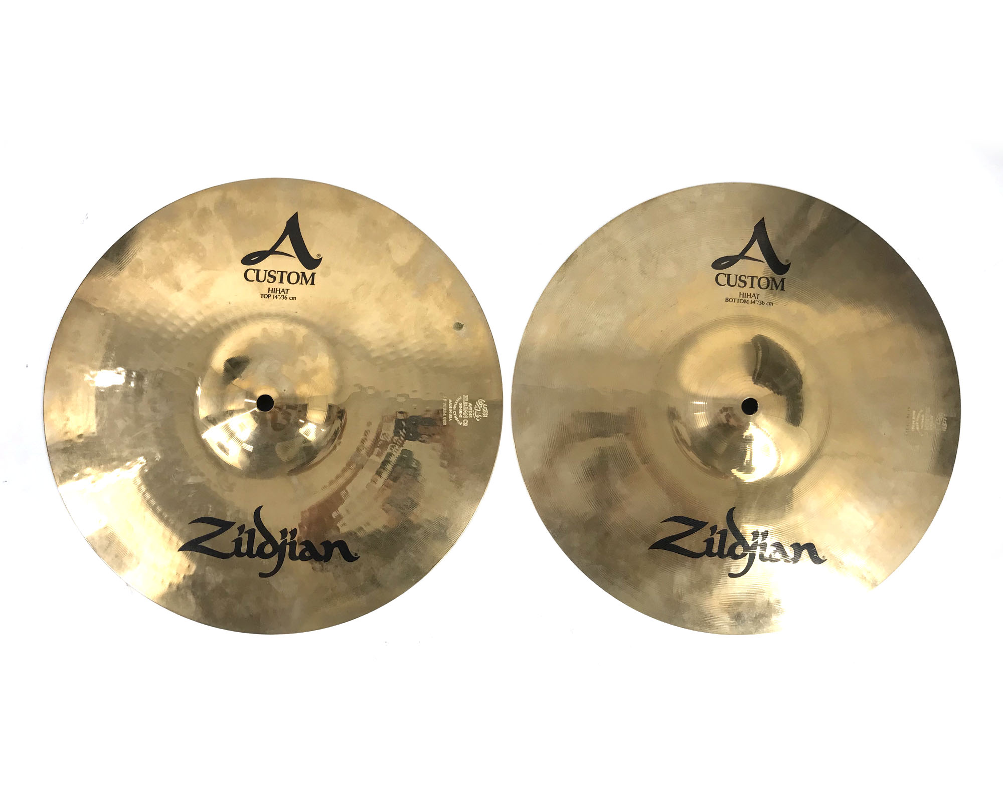 zildjian a custom hats 14" usato frontale