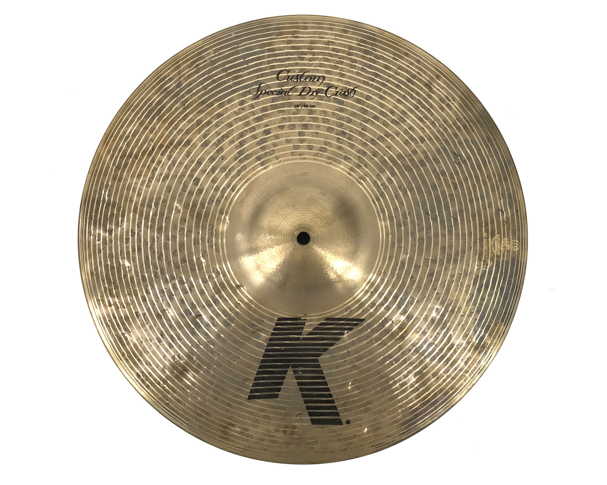 zildjian k custom special dry crash 18" demo frontale