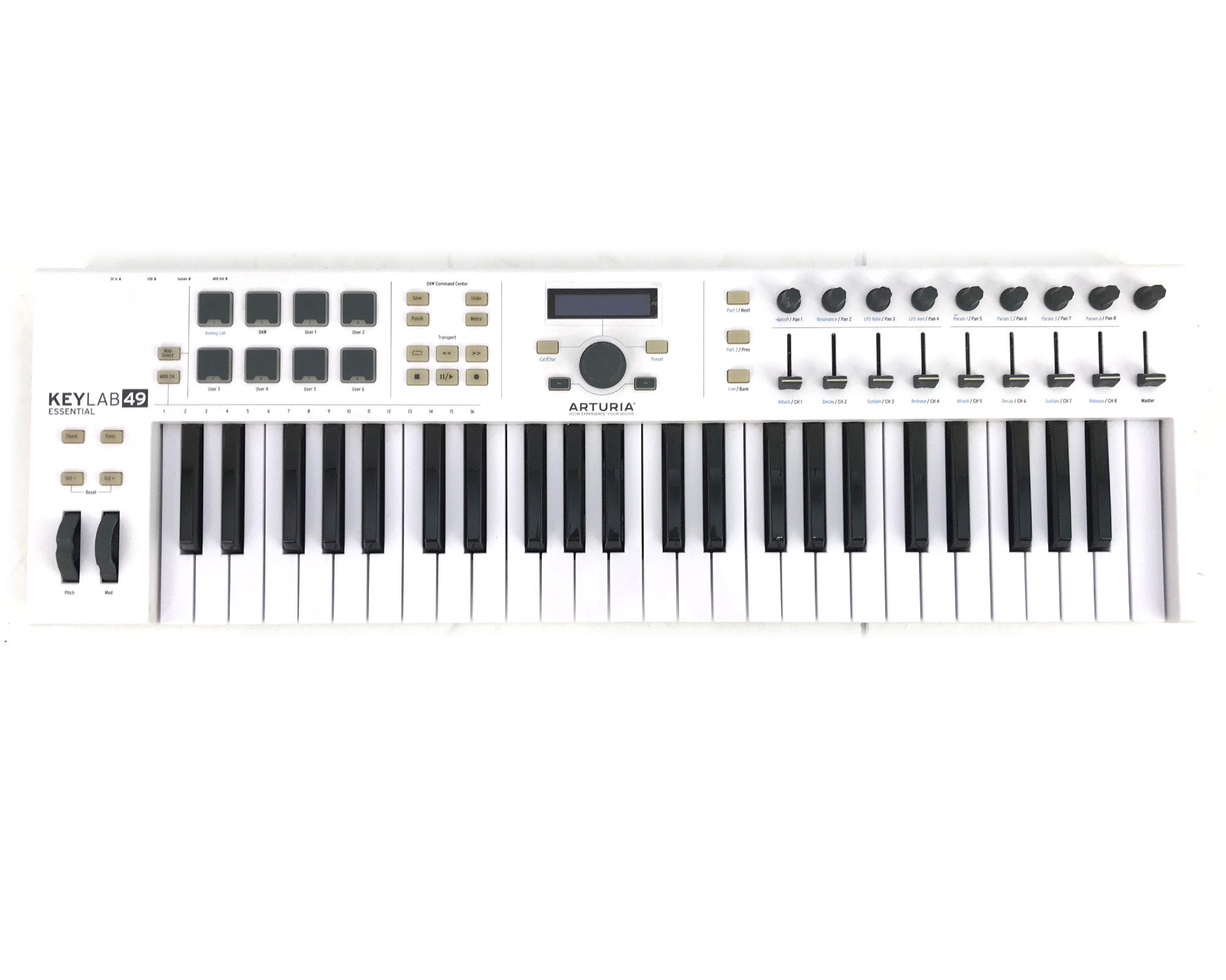 arturia keylab essential 49 frontale