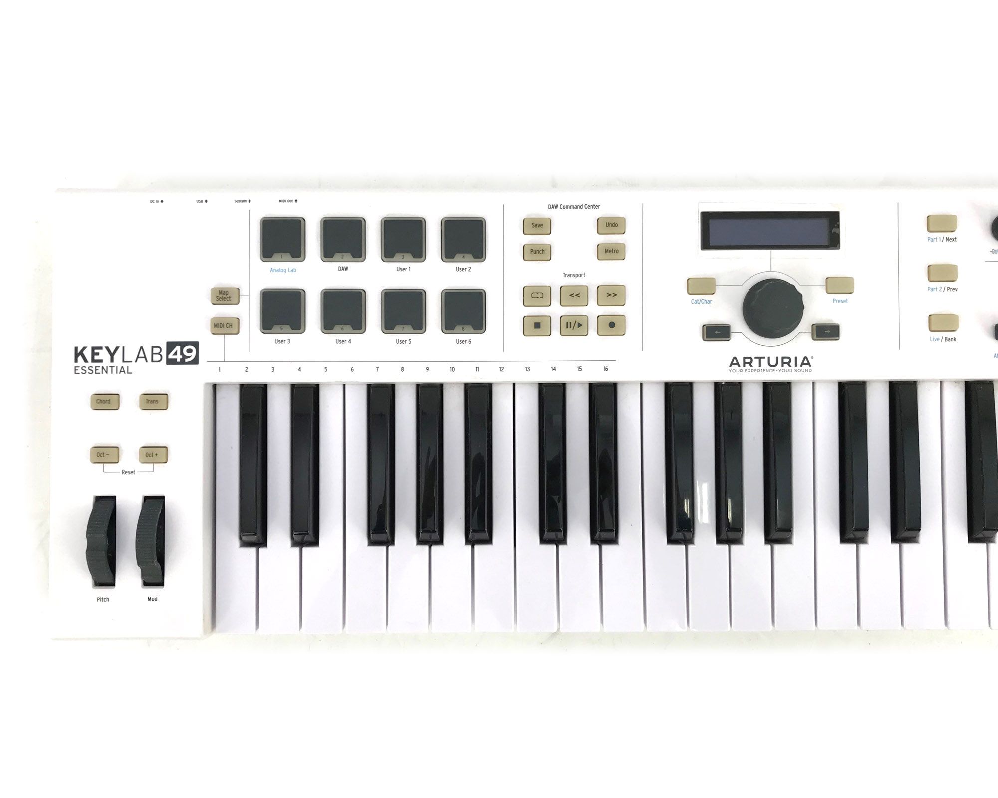 arturia keylab essential 49 frontale sx