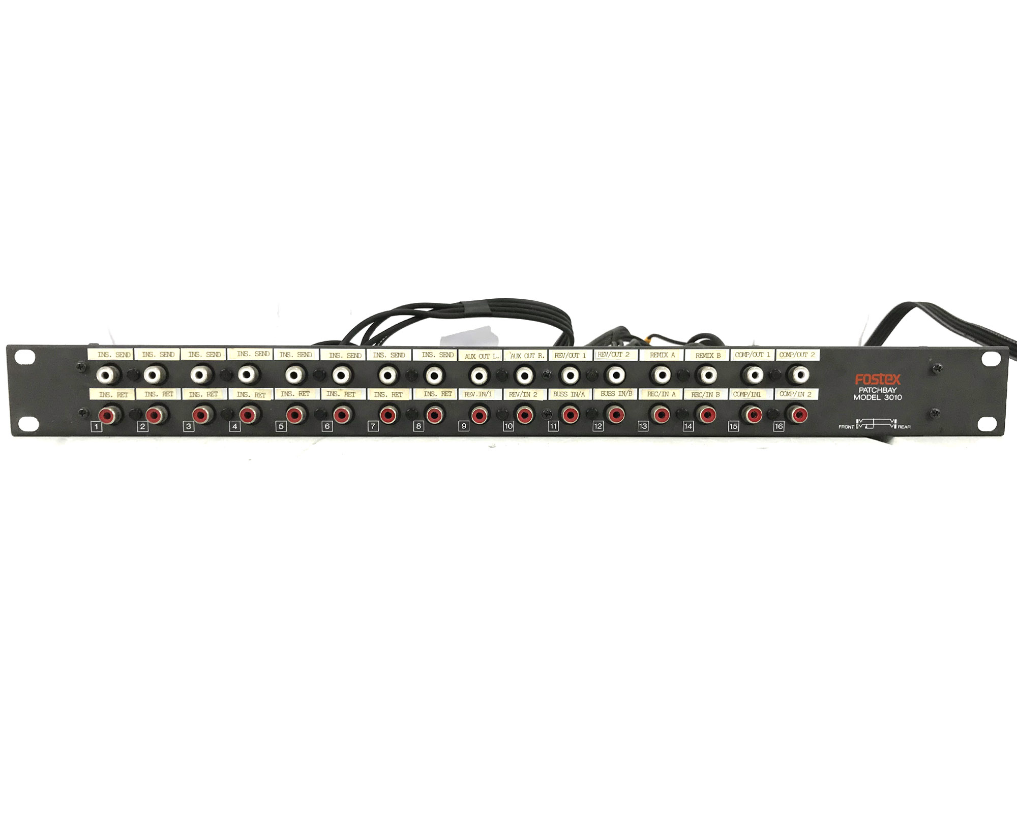 fostex patchbay model 3010 frontale