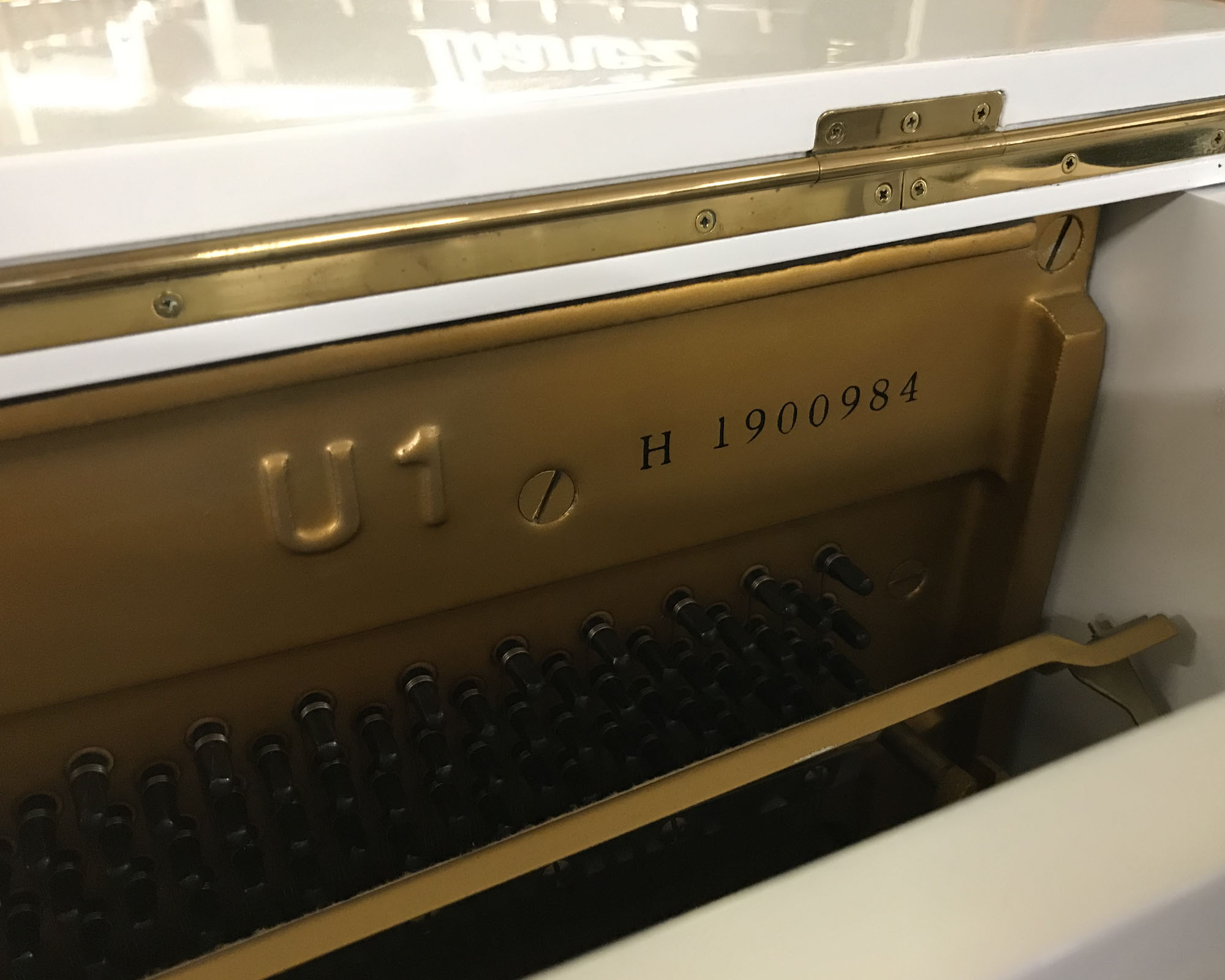 yamaha u1h 1900984 bianco matricola