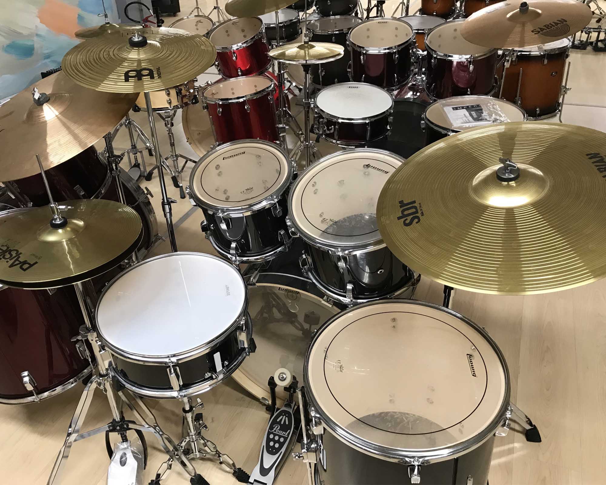 ludwig element evolution bk full kit retro