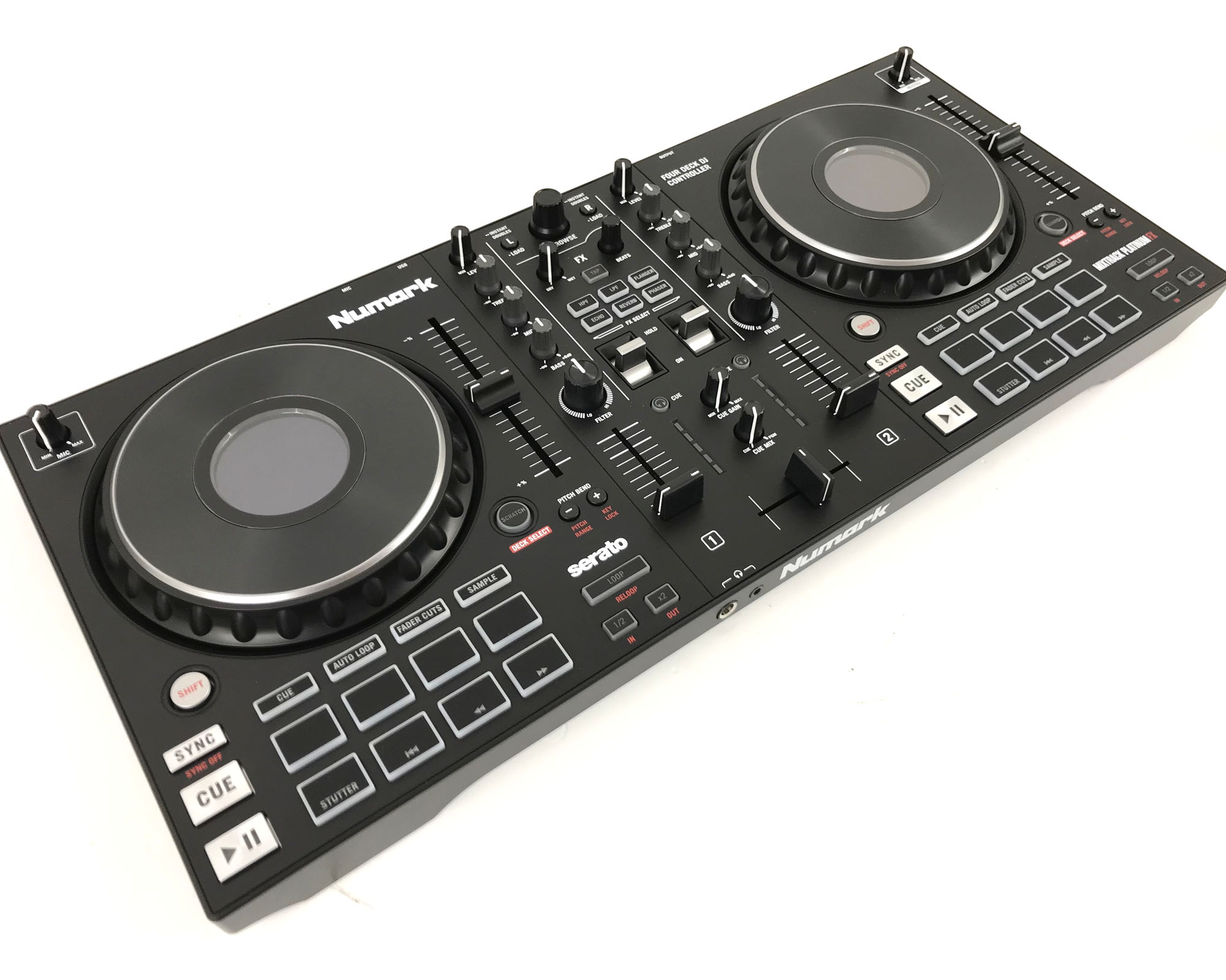 numark mixtrack platinum fx demo laterale