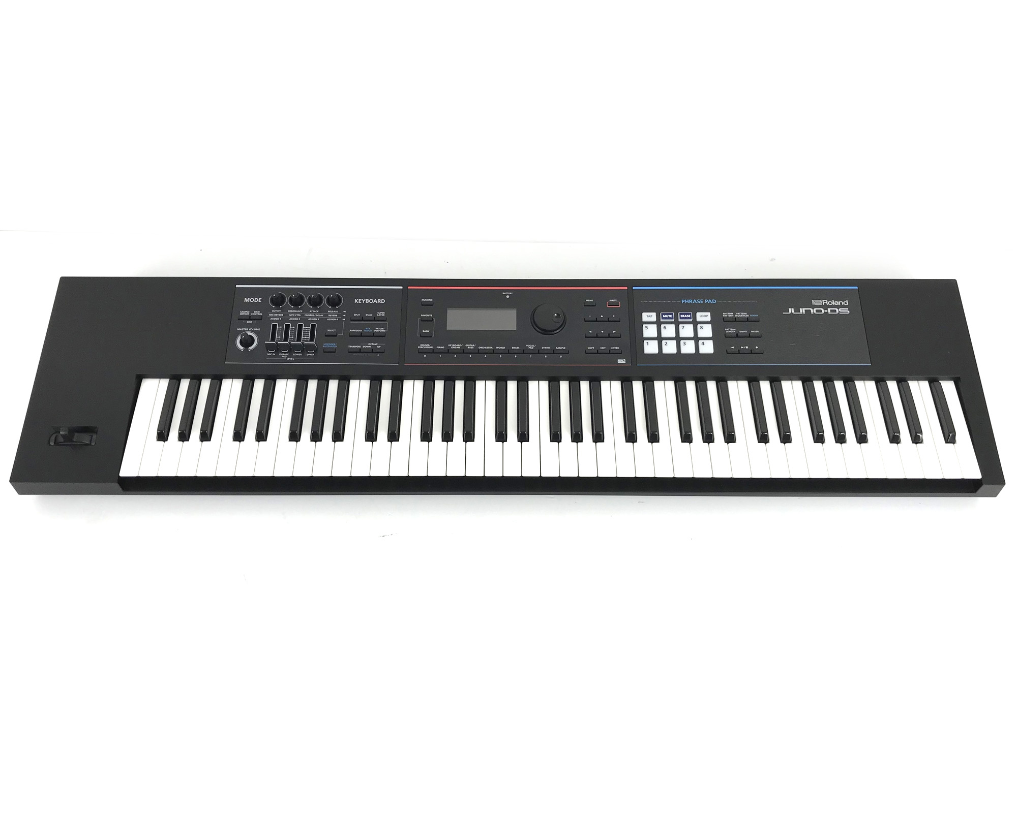 roland juno ds76 usata frontale