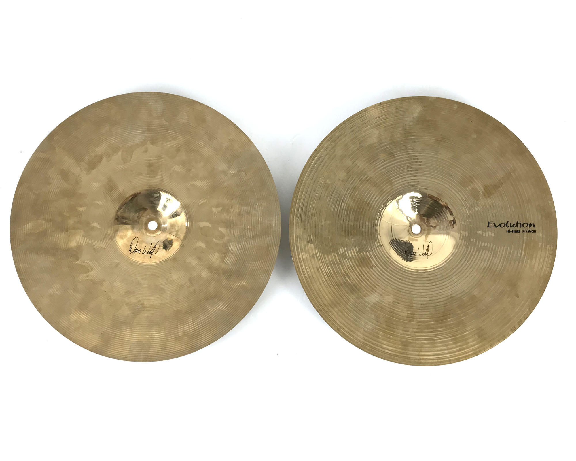 sabian hhx evolution hats usato 14 retro