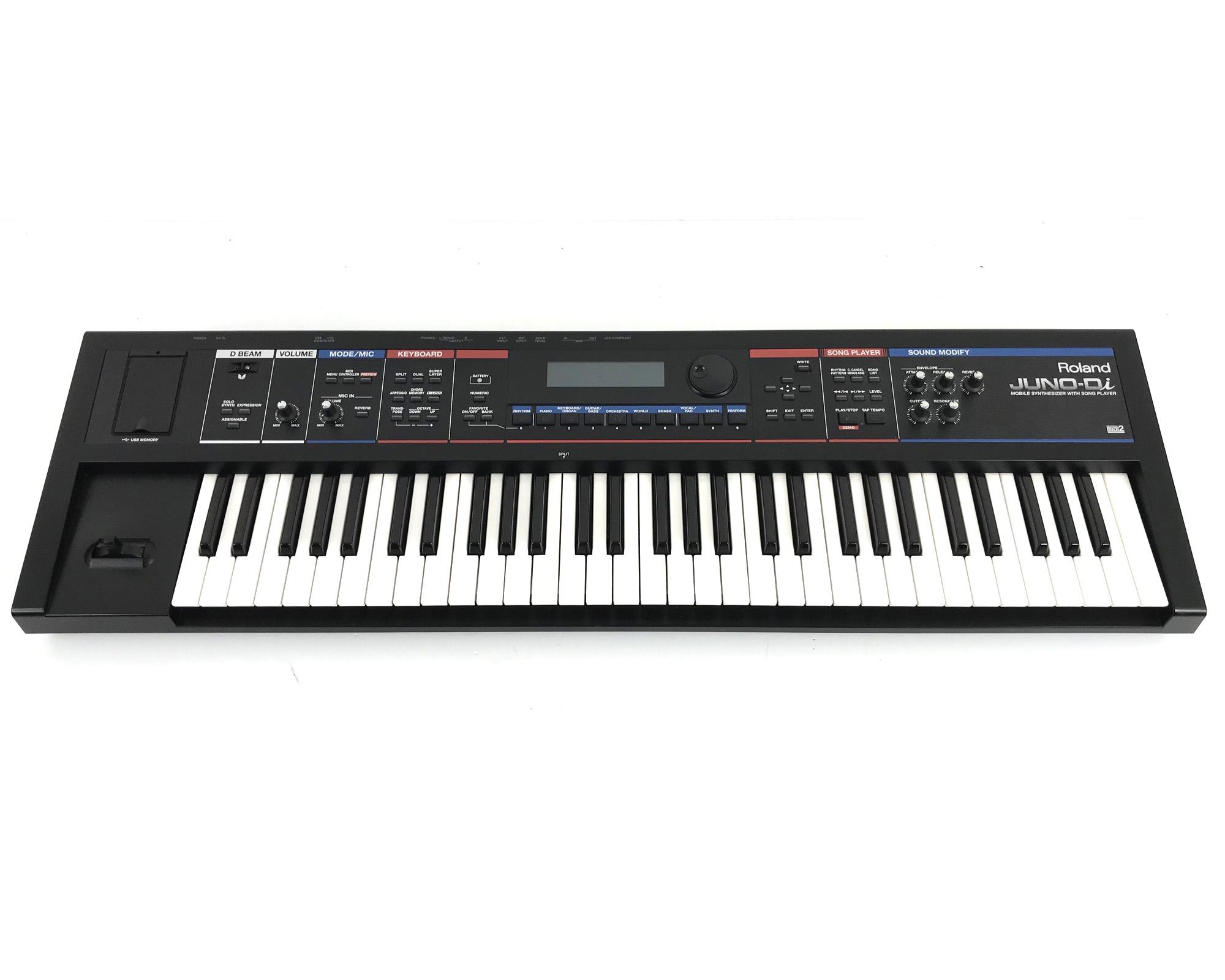 roland juno di occasione frontale