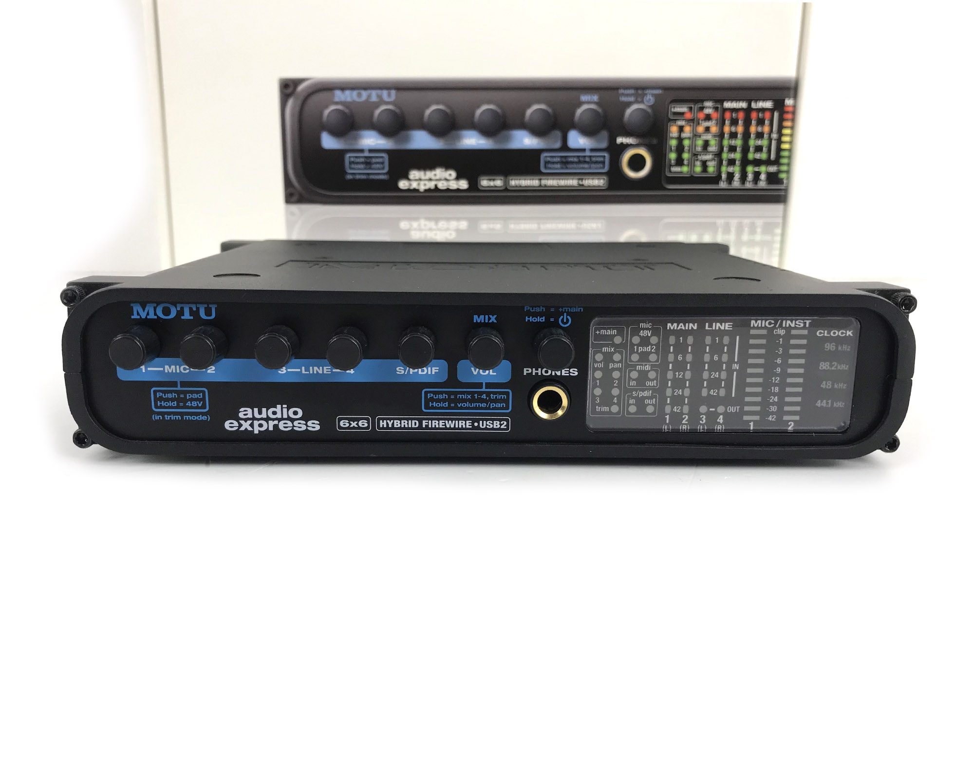 motu audio express scheda con scatola