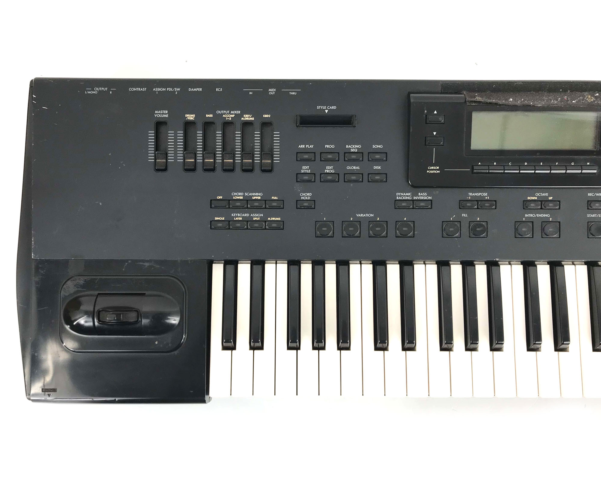 korg i3 molto usata frontale sx