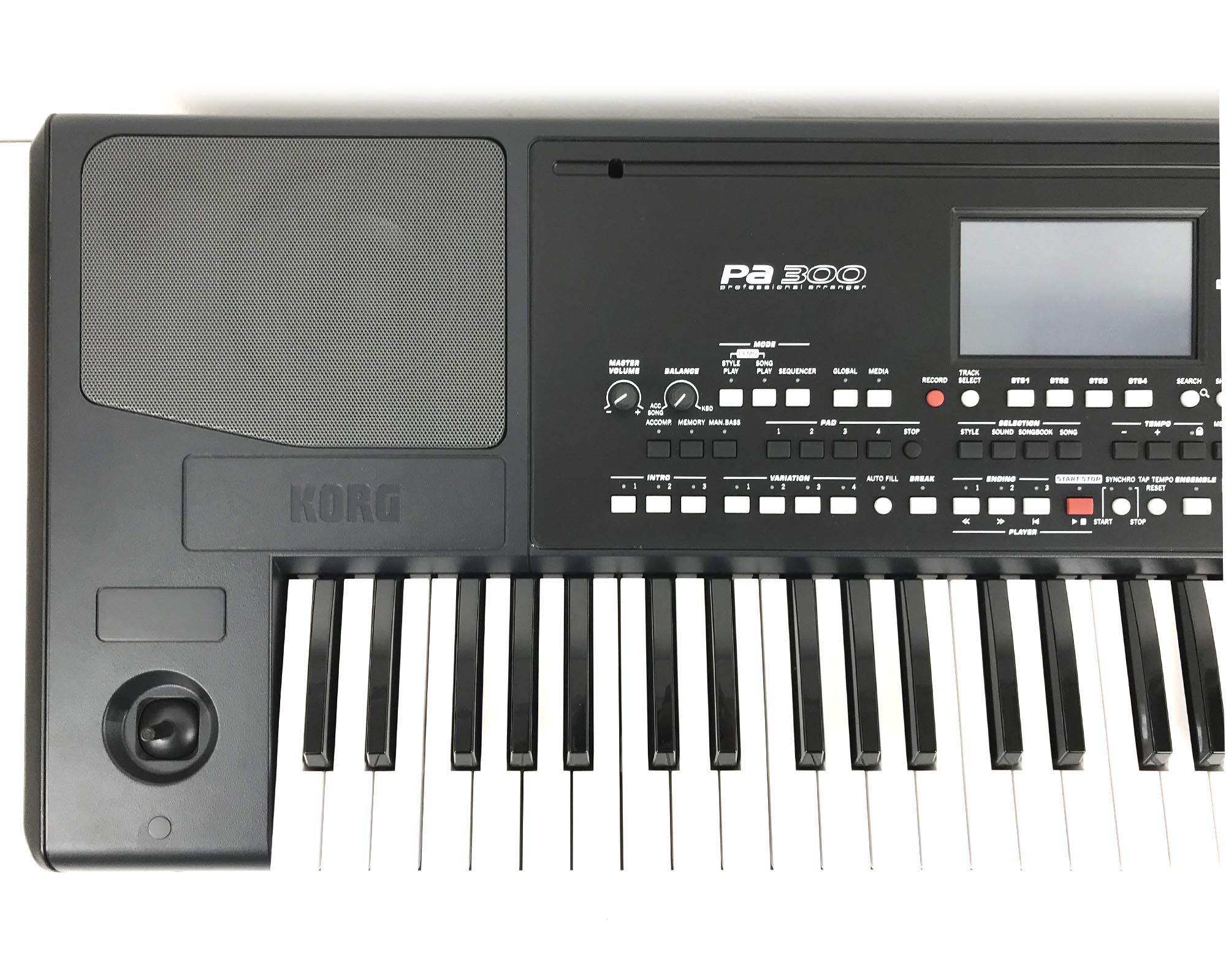 korg pa300 frontale sx